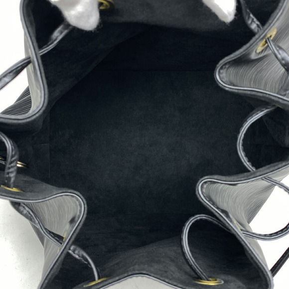 Louis Vuitton Shoulder Bag Epi Shoulder Drawstring Noir Black Bag - Picture 6 of 6